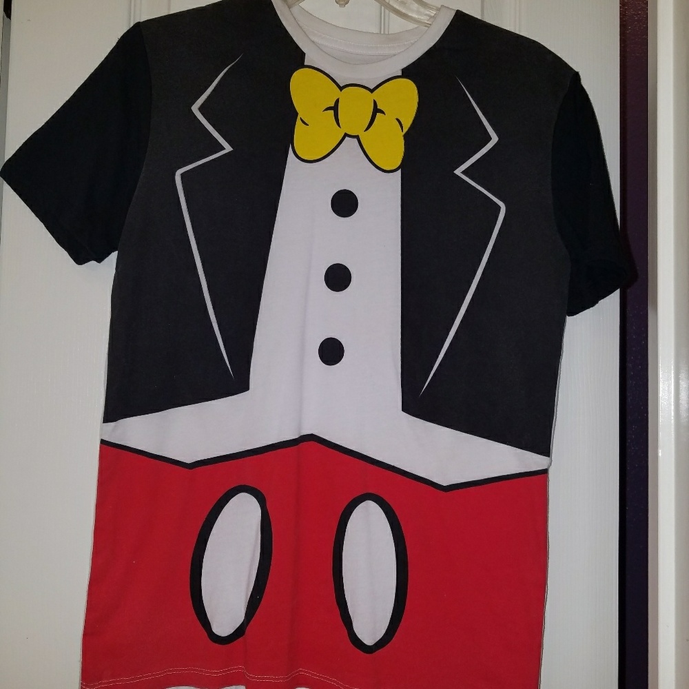 Mickey mouse tuxedo shirt